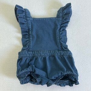 Denim Romper 3-6 months 1 pc. Infant baby girl